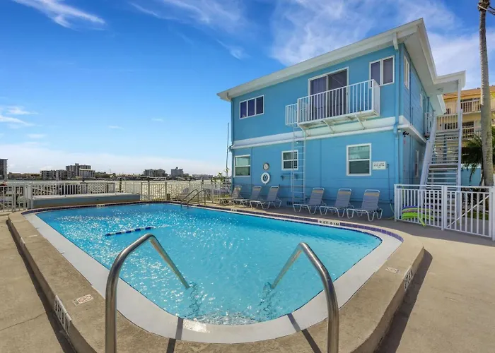 With Heated Pool - Waterfront View, Steps To - Coral C-2 * Clearwater Beach