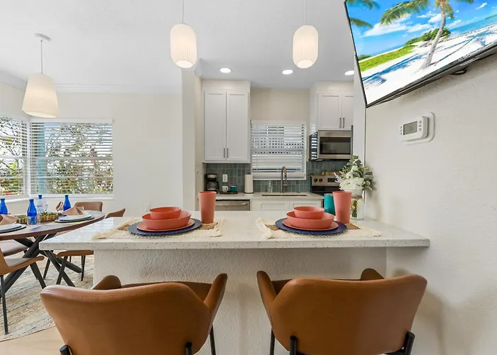 With Heated Pool - Waterfront View, Steps To - Coral C-2 * Clearwater Beach