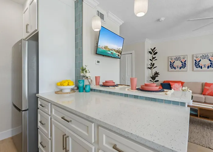With Heated Pool - Waterfront View, Steps To - Coral C-2 * Clearwater Beach